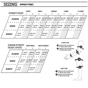 Pro-Tec Street Junior Tri-Pack - Red/Black Protective Gear