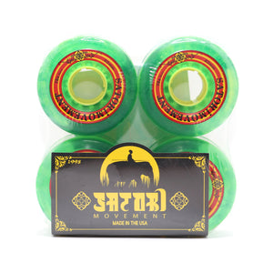 Satori Rasta Cruiser 62mm 78a 4pk - Clear Green