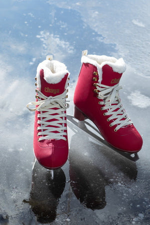 Chaya Merlot Ice Skate Red