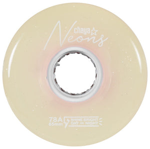 Chaya Neons LED Outdoor Wheels 65mm 78a 4pk