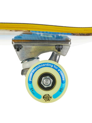 Push Skateboard Complete Yellow Man 7.25" Mini youth