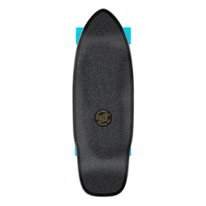 Santa Cruz Wave Dot Cut Back Carver Surf Skate 9.75in