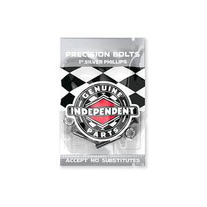 Independent Bolts Phillips Head 1 Inch Black/Silver