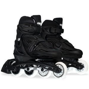Crazy Inline Skate Blade Size Adjustable Black