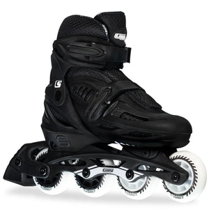 Crazy Inline Skate Blade Size Adjustable Black