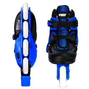 Crazy Inline Skate Blade Size Adjustable Blue