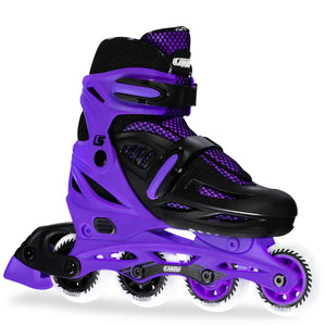 Crazy Inline Skate Blade Size Adjustable Purple