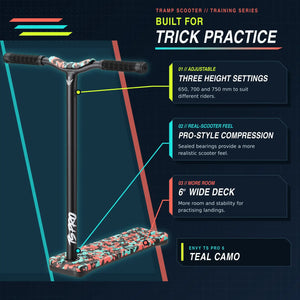 Envy TS Pro Trampoline Scooter - Teal Camo