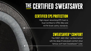 Triple 8 The Certified Helmet SS Gold Glitter