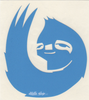 Hella Grip - OG sloth die-cut sticker