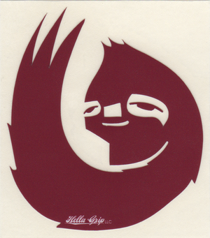 Hella Grip - OG sloth die-cut sticker