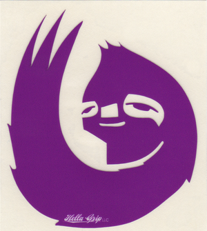 Hella Grip - OG sloth die-cut sticker