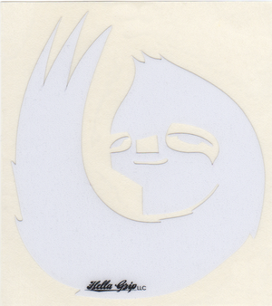 Hella Grip - OG sloth die-cut sticker