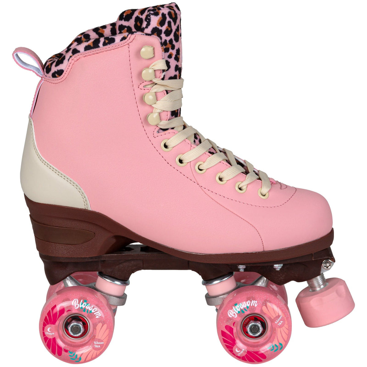 Chaya Miyu Pink Leopard Outdoor Rollerskates