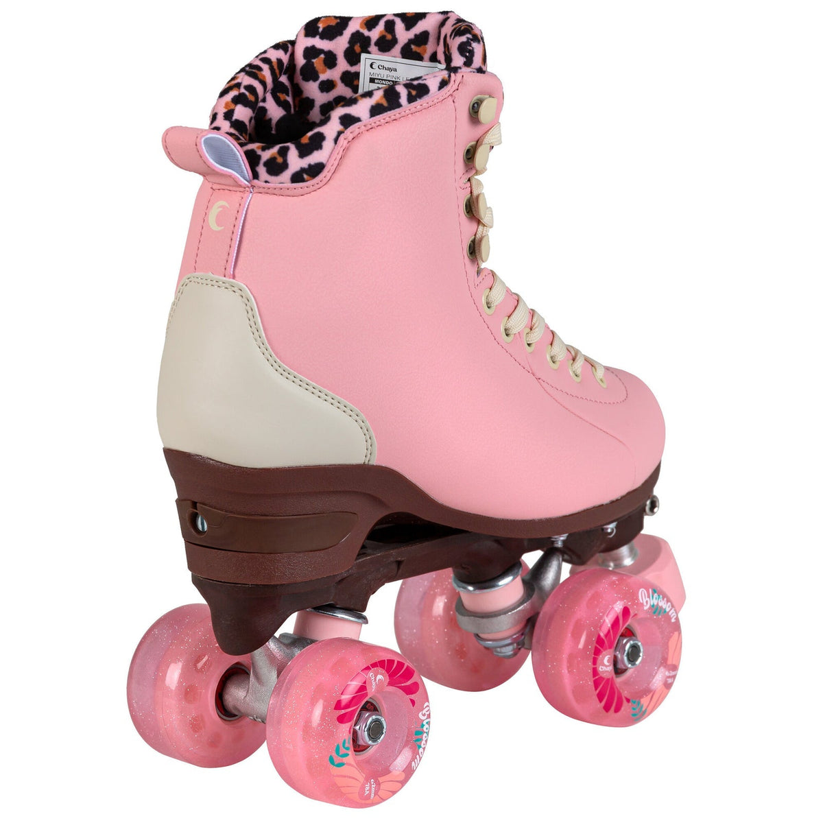 Chaya Miyu Pink Leopard Outdoor Rollerskates