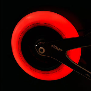 Powerslide Neons LED Inline Wheels 100mm/85a 3pk