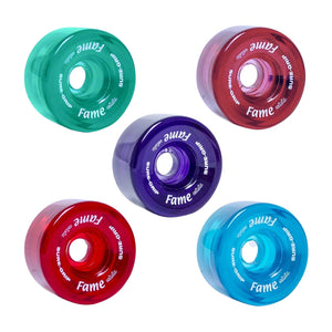 SureGrip Fame Artistic Wheels 57mm 95a 8pk Clear Colours