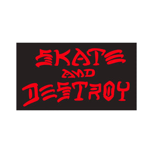 Thrasher Skate & Destroy Sticker