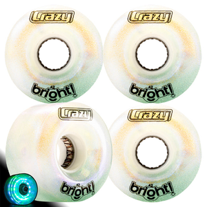 Crazy Bright 62mm LED Wheels 4pk