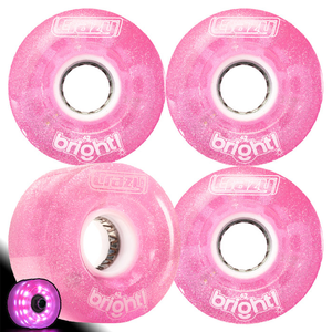 Crazy Bright 62mm LED Wheels 4pk