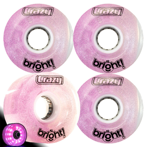 Crazy Bright 62mm LED Wheels 4pk