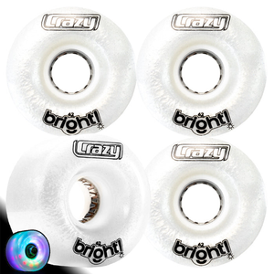 Crazy Bright 62mm LED Wheels 4pk