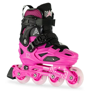 Crazy Inline Skate Blade Size Adjustable Pink-Ultra
