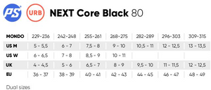 POWERSLIDE NEXT CORE BLACK 80 INLINE SKATES