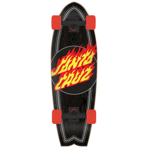 Santa Cruz - Flame Dot Check Cruiser 8.81 Complete Skateboard