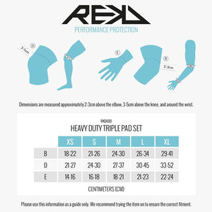 REKD HEAVY DUTY TRIPLE SET BLUE MINT