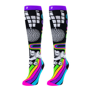 Crazy Skates Disco Roller Socks