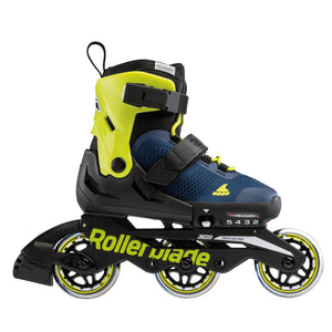 Rollerblade Microblade 3WD Adj Inline Skates Blue Royal/Lime