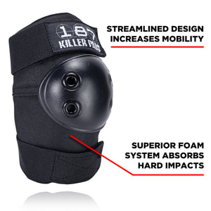 187 Six Pack Killer Pad Set - Black