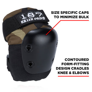 187 Junior Six Pack Pad Set Camo