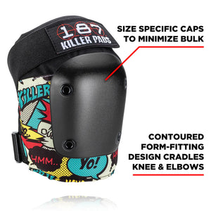 187 Knee & Elbow Pad Combo Pack Comic