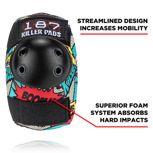 187 Knee & Elbow Pad Combo Pack Comic