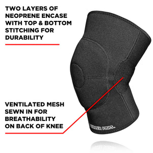187 Knee Gaskets Black