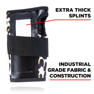 187 Wrist Guards Moxi Leopard