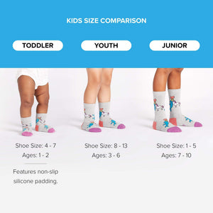 SOCK IT TO ME WITH BELLS ON! JUNIOR CREW SOCKS