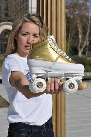 Chaya Kismet Barbiepatin Pro Roller Skates Gold