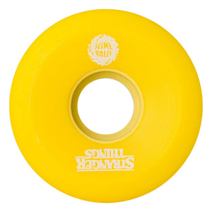 Stranger Things OG Slime Butter Yellow 78a Skateboard Wheels 60mm