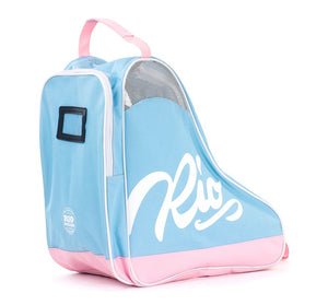 Rio Roller Script Skate Bag Blue/Pink