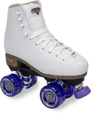 Suregrip Fame Outdoor Roller Skates White with Motion Wheels