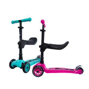 I-Glide Kids 3-Wheel Scooter Seat - Black