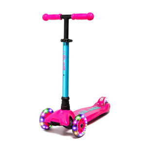 I-Glide Kids 3-Wheel Scooter - Pink/Aqua