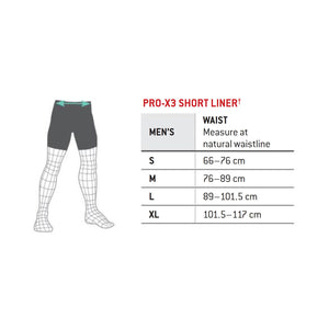 G-Form Pro-X3 Short Liners - Mens Protective Gear
