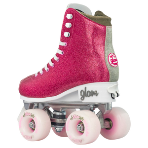 Crazy Glam Adjustable Roller Skates Pink/Silver