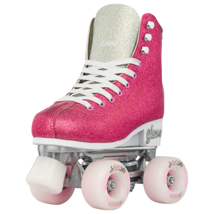 Crazy Glam Adjustable Roller Skates Pink/Silver