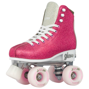 Crazy Glam Adjustable Roller Skates Pink/Silver
