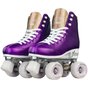 Crazy Glam Adjustable Roller Skates Purple/Gold